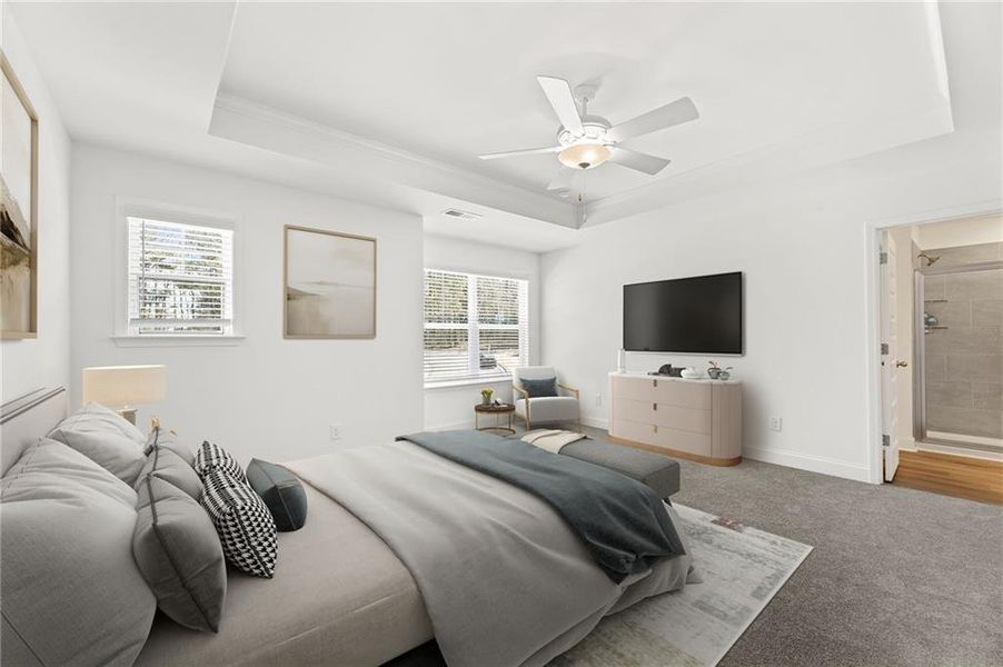 Furnished interior view inside a new home in Porter Reserve, Decatur (Image 8).