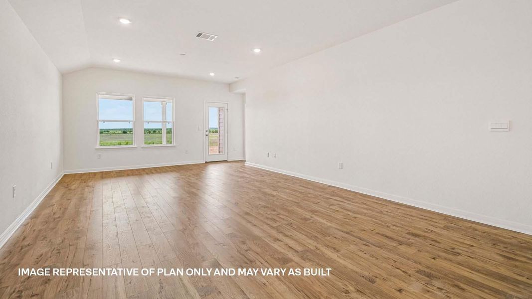 Spacious, unfurnished interior of a new home in Prairie Lakes, Buda (Image 22).