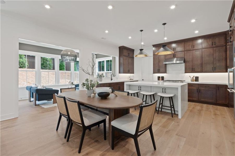 Furnished interior view inside a new home in Silverwood, Cumming (Image 12).
