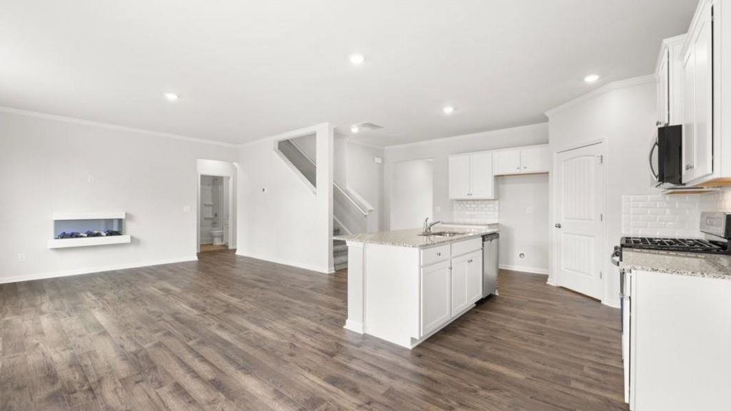 Furnished interior view inside a new home in Thompson Ridge, Dallas (Image 3).