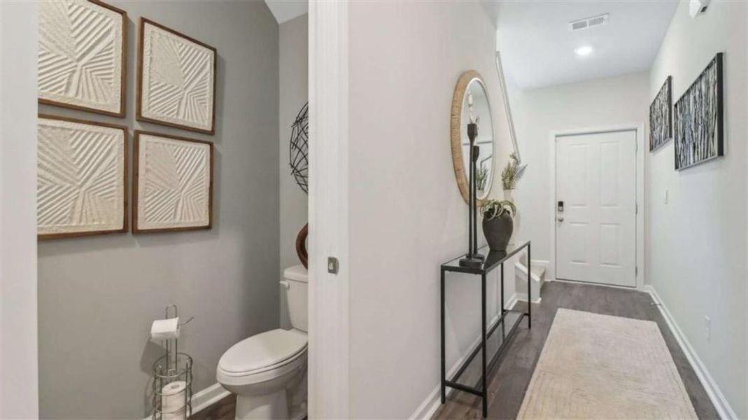 Furnished interior view inside a new home in Wellington Park, Lithonia (Image 7).