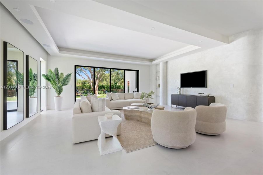 Furnished interior view inside a new home in , Miami (Image 6).