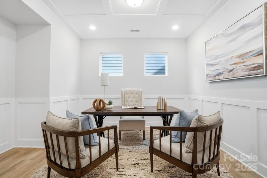 Furnished interior view inside a new home in Villas at Prestwick, Mooresville (Image 30).