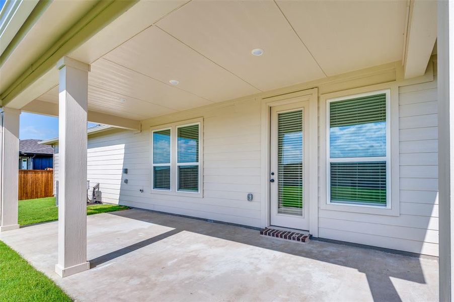 Front exterior of a new home in Sierra Vista at Kelly Ranch, Aledo, TX, highlighting curb appeal (Image 16). Front exterior of a new home in Sierra Vista at Kelly Ranch, Aledo, TX, highlighting curb appeal (Image 16).