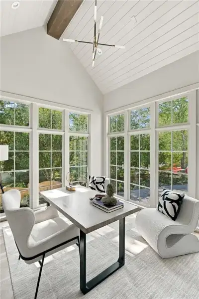 Exterior details and patio area of a home in , Atlanta (Image 32).