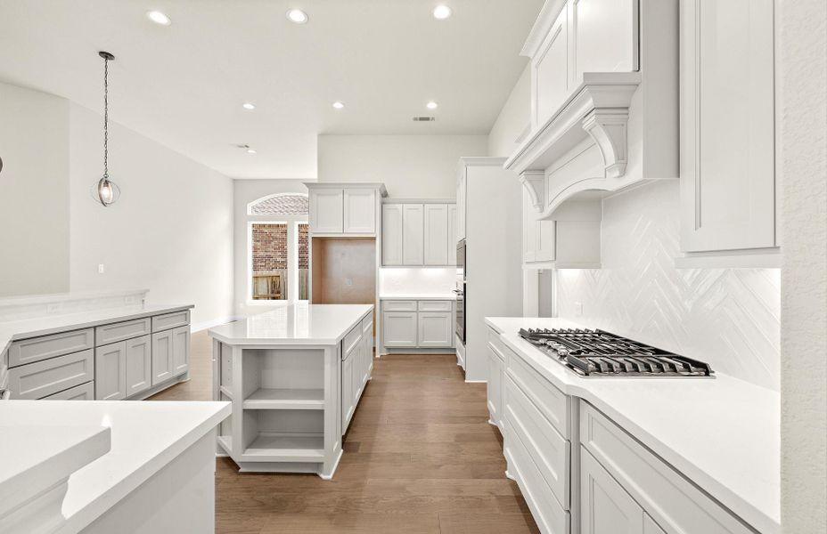 Furnished interior view inside a new home in The Woodlands Hills 65′, Willis (Image 6).