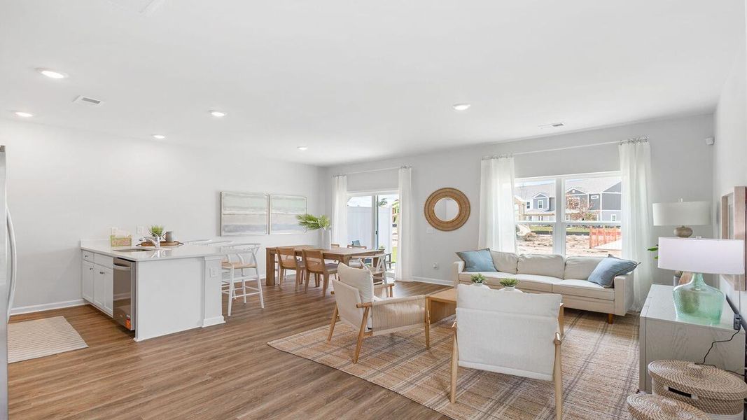 Furnished interior view inside a new home in The Crossing at St. James, Summerville (Image 16).