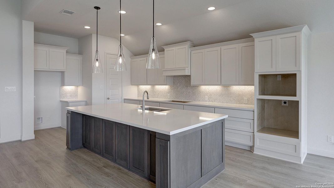 Furnished interior view inside a new home in Kallison Ranch 60', San Antonio (Image 11).