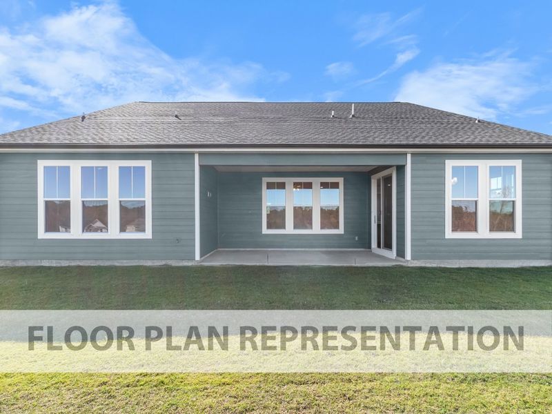 Back Exterior | Henley Plan by Ivey Homes