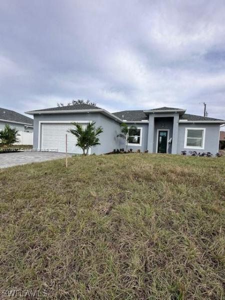 Front exterior of a new home in , Cape Coral, FL, highlighting curb appeal (Image 2).