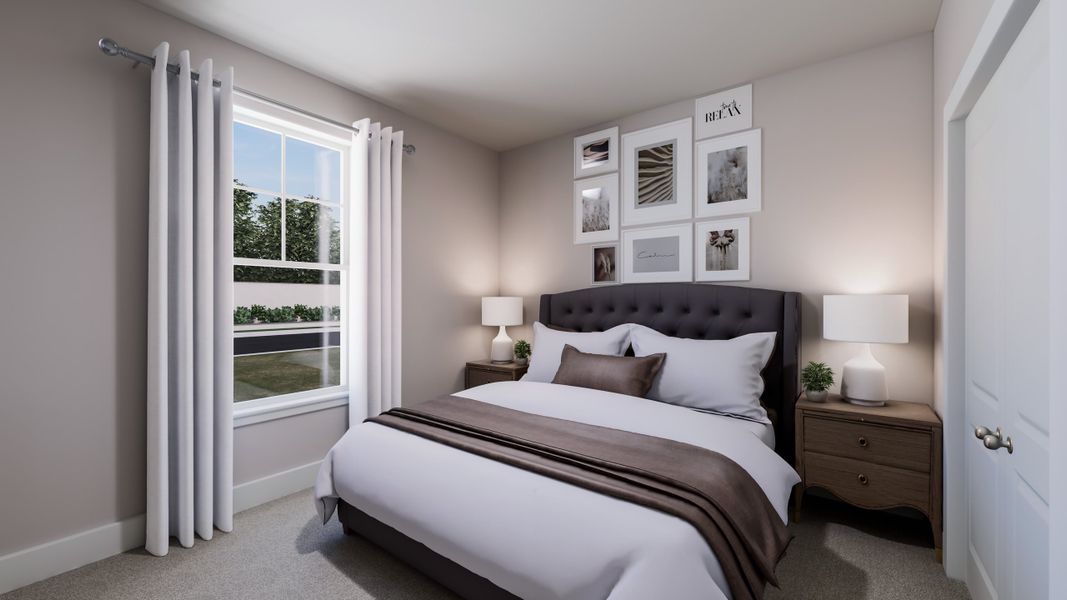 Representative furnished interior of a home built from the Ava by Tri Pointe Homes in View at the Reserve, Mansfield (Image 8).