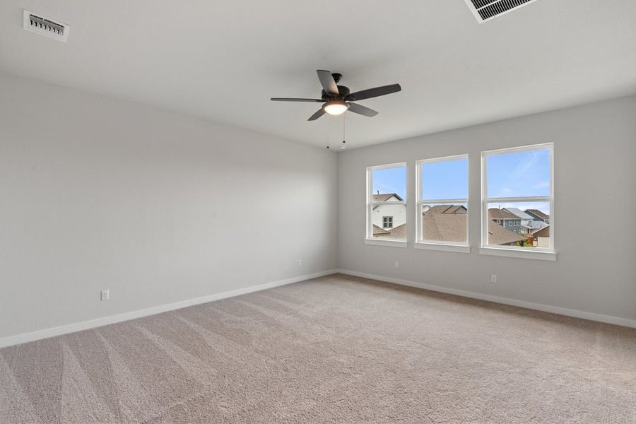 Spacious, unfurnished interior of a new home in Arbor Collection at Lariat, Liberty Hill (Image 30). Spacious, unfurnished interior of a new home in Arbor Collection at Lariat, Liberty Hill (Image 30).