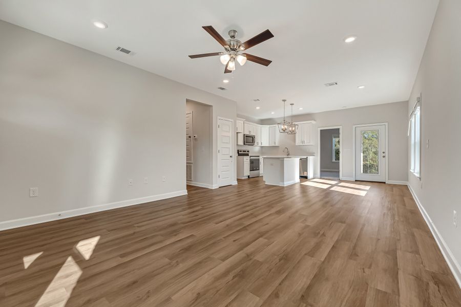 Spacious, unfurnished interior of a new home in McCarthy Estates, Defuniak Springs (Image 28). Spacious, unfurnished interior of a new home in McCarthy Estates, Defuniak Springs (Image 28).