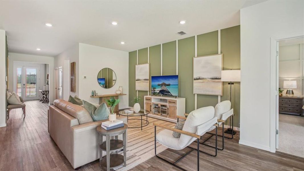 Furnished interior view inside a new home in , Wesley Chapel (Image 11).