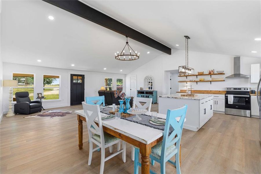 Furnished interior view inside a new home in , Zephyr (Image 4).