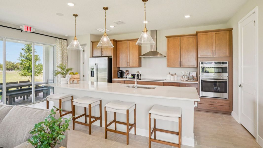 Representative furnished interior of a home built from the Sweetgum by DRB Homes in Ardisia Park, New Smyrna Beach (Image 17).