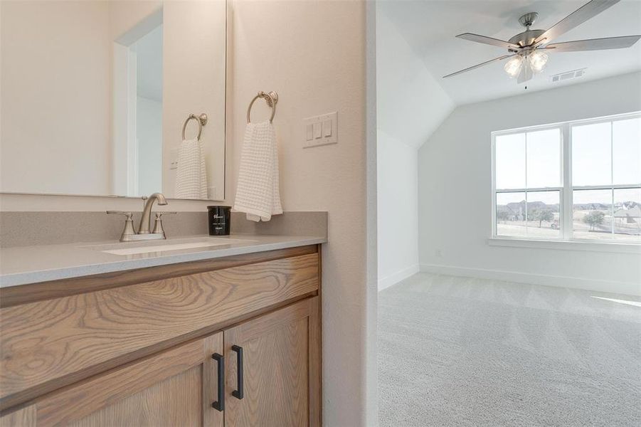 Furnished interior view inside a new home in Aledo Heights, Aledo (Image 12). Furnished interior view inside a new home in Aledo Heights, Aledo (Image 12).
