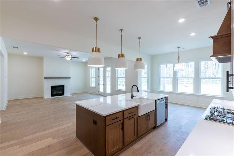 Furnished interior view inside a new home in , Cumming (Image 9).