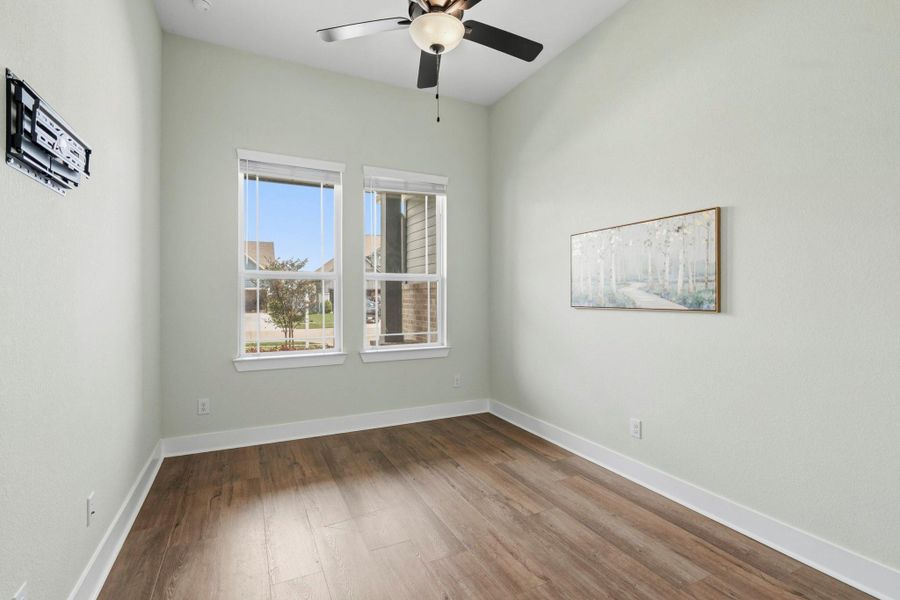 Perfectly positioned at the front of the home, this inviting Secondary Bedroom offers both comfort and privacy with its own Ensuite Bath. Thoughtfully designed, it serves as an ideal retreat for guests or family members.