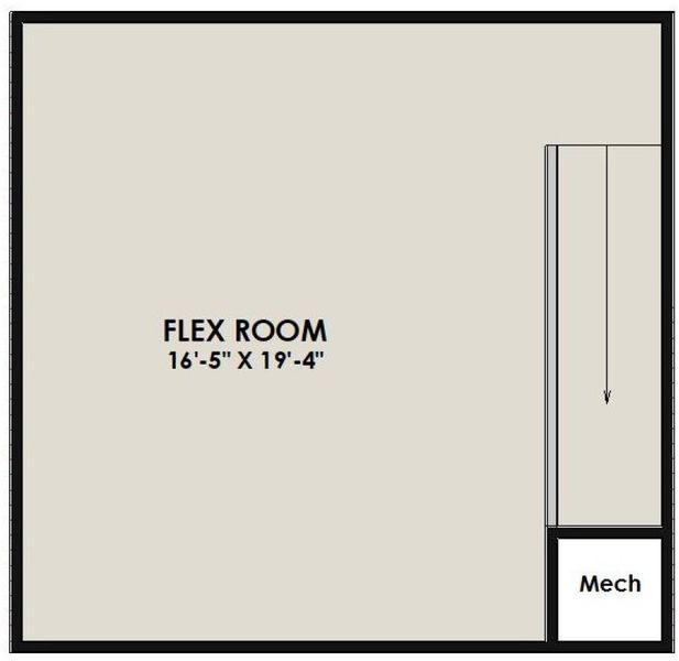 Second level, second living/game room