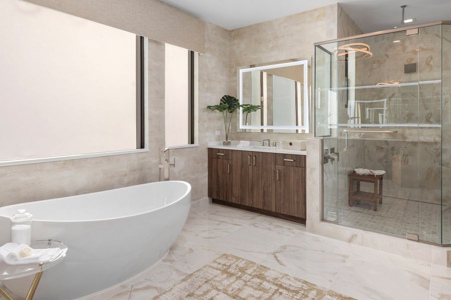Representative furnished interior of a home built from the Mallorca by GL Homes in Lotus Edge, Boca Raton (Image 11).