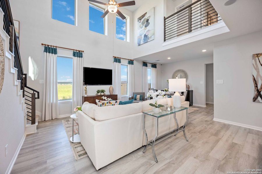 Furnished interior view inside a new home in Red Hawk Landing, San Antonio (Image 7).
