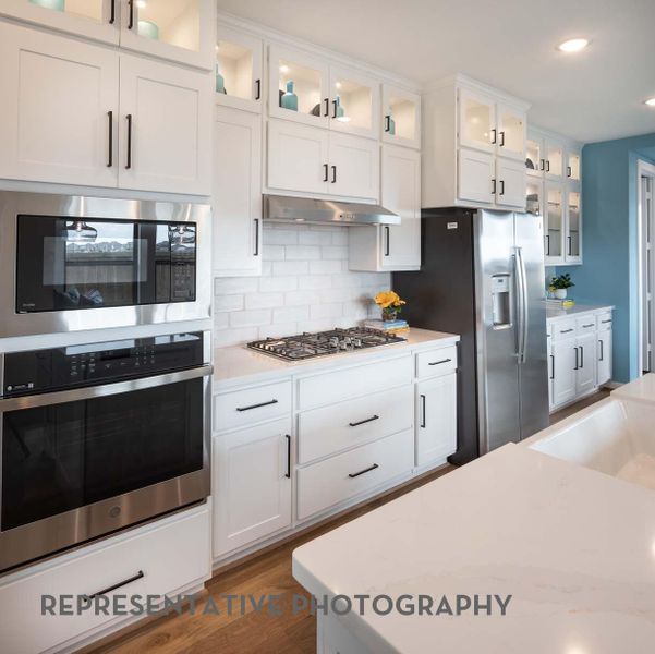 Furnished interior view inside a new home in Santa Rita Ranch, Liberty Hill (Image 30).