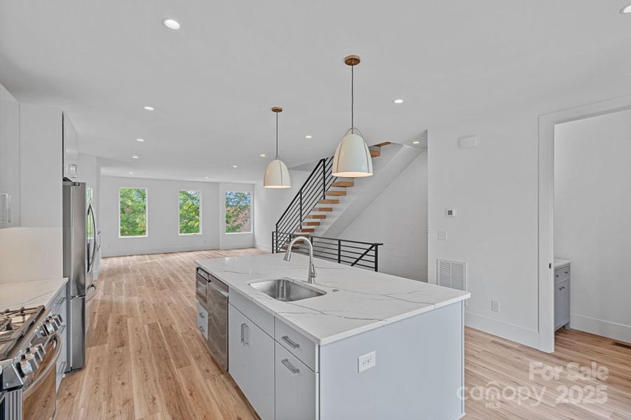 Furnished interior view inside a new home in , Charlotte (Image 4).