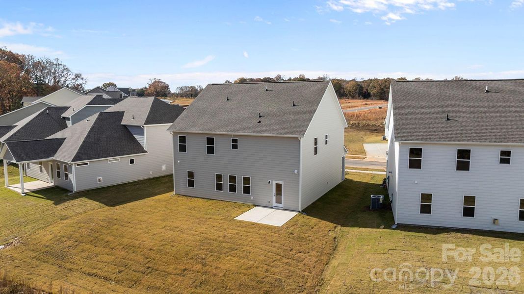 Exterior details and patio area of a home in McFarland Estates, York (Image 3).