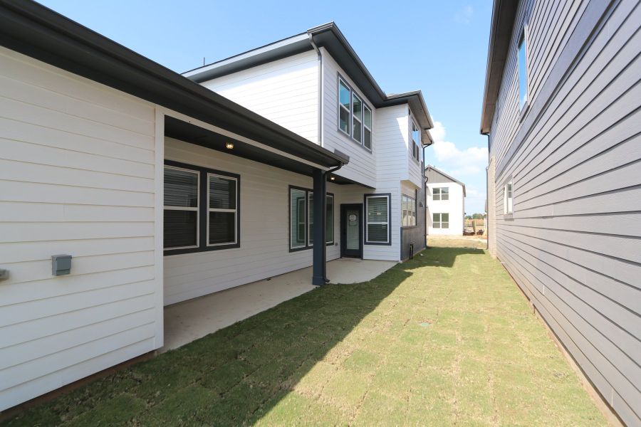 Exterior details and patio area of a home in Indigo 35’ Homesites, Richmond (Image 3).