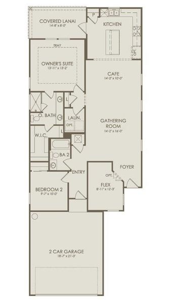 2D floor plan layout of this home in Sun City Peachtree, Griffin, GA (Image 3). 2D floor plan layout of this home in Sun City Peachtree, Griffin, GA (Image 3).
