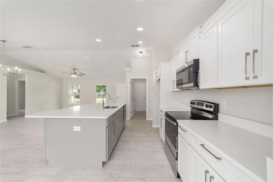 Furnished interior view inside a new home in , Ocala (Image 12).