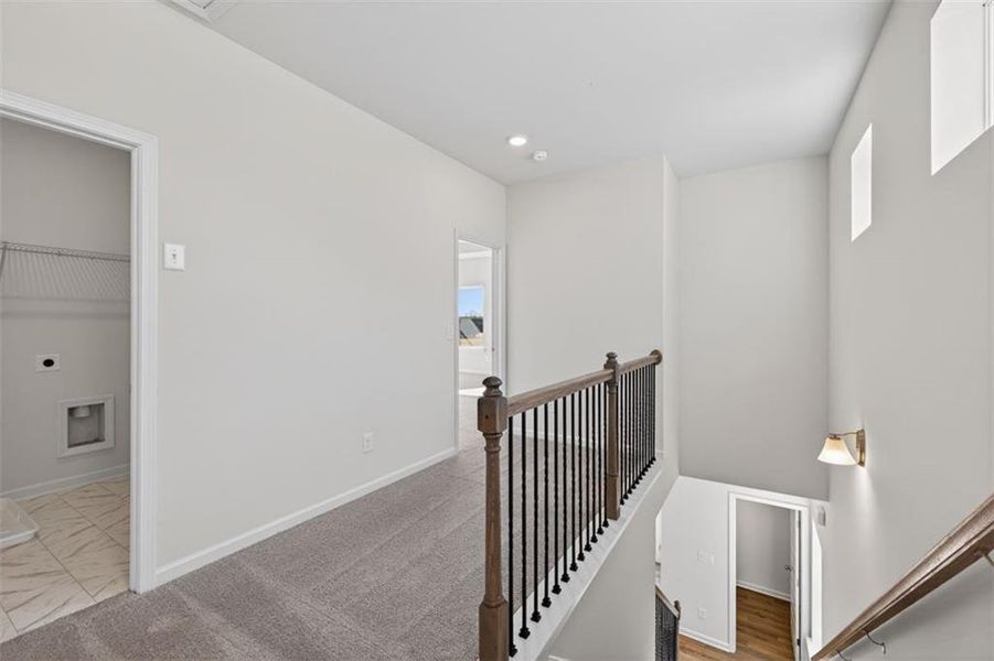 Spacious, unfurnished interior of a new home in Townes At The Stiles, Cartersville (Image 23).