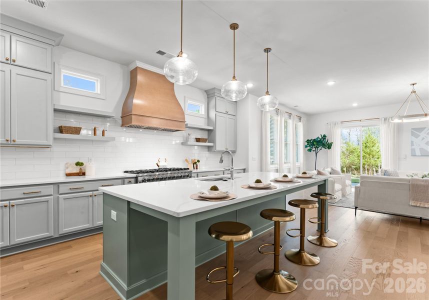 Furnished interior view inside a new home in , Locust (Image 6).