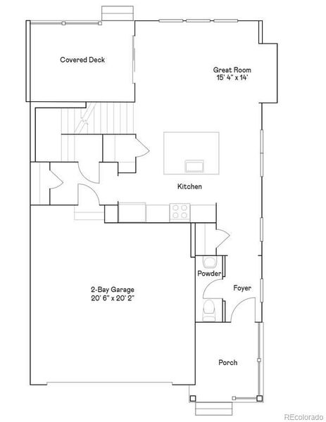 2D floor plan layout of this home in , Thornton, CO (Image 3).