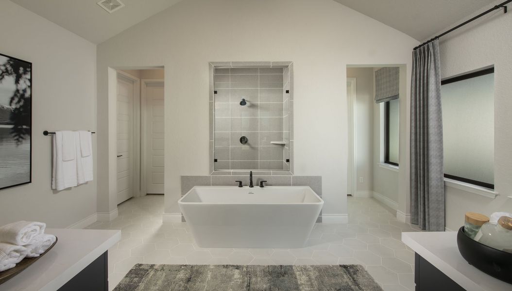 Representative furnished interior of a home built from the 2600E by Perry Homes in Veramendi, New Braunfels (Image 6). Representative furnished interior of a home built from the 2600E by Perry Homes in Veramendi, New Braunfels (Image 6).