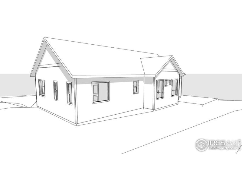 Exterior rendering of this home design in , Estes Park, CO (Image 4).