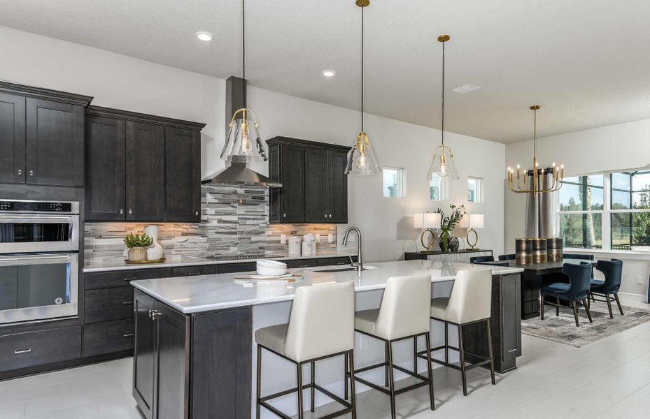 Open Kitchen with Generous Counter Top Space