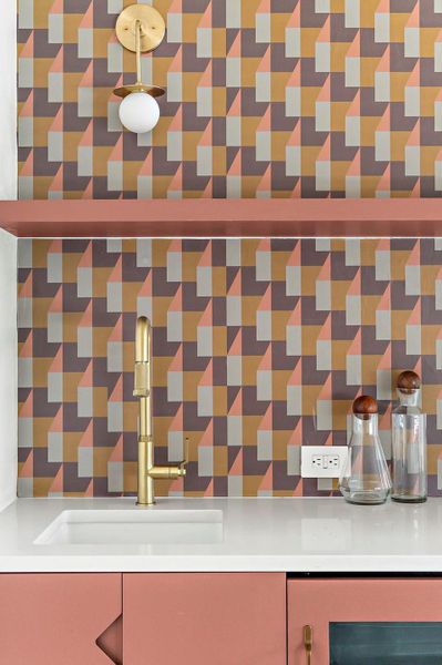 Details featuring wine cooler and a sink Details featuring wine cooler and a sink