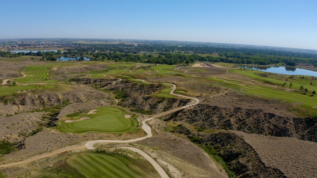 Outdoor and nature views near homes built from the The Isleworth by Trumark Homes in RainDance, Windsor (Image 25).
