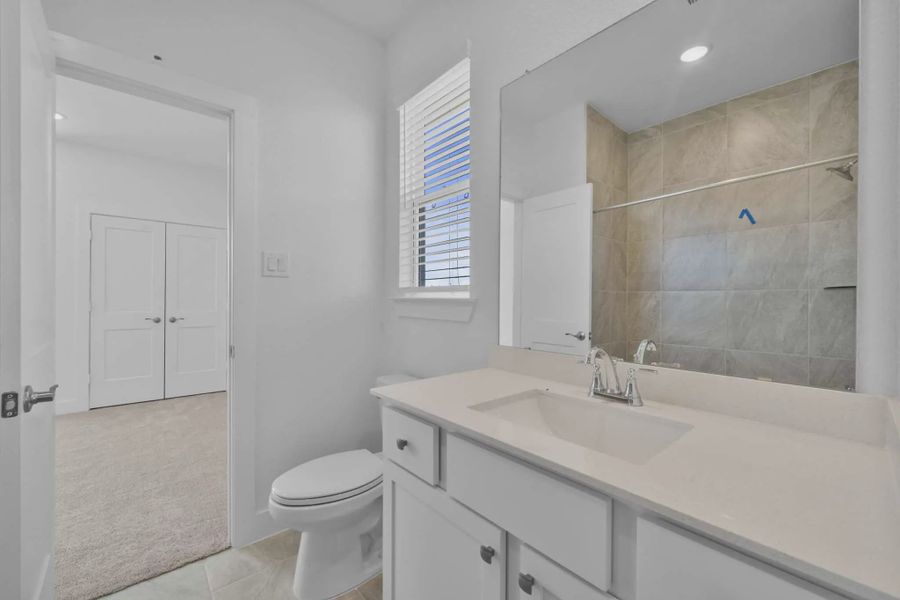 Representative furnished interior of a home built from the Cheverny by Chesmar Homes in Bridgeland Chateau, Cypress (Image 6).
