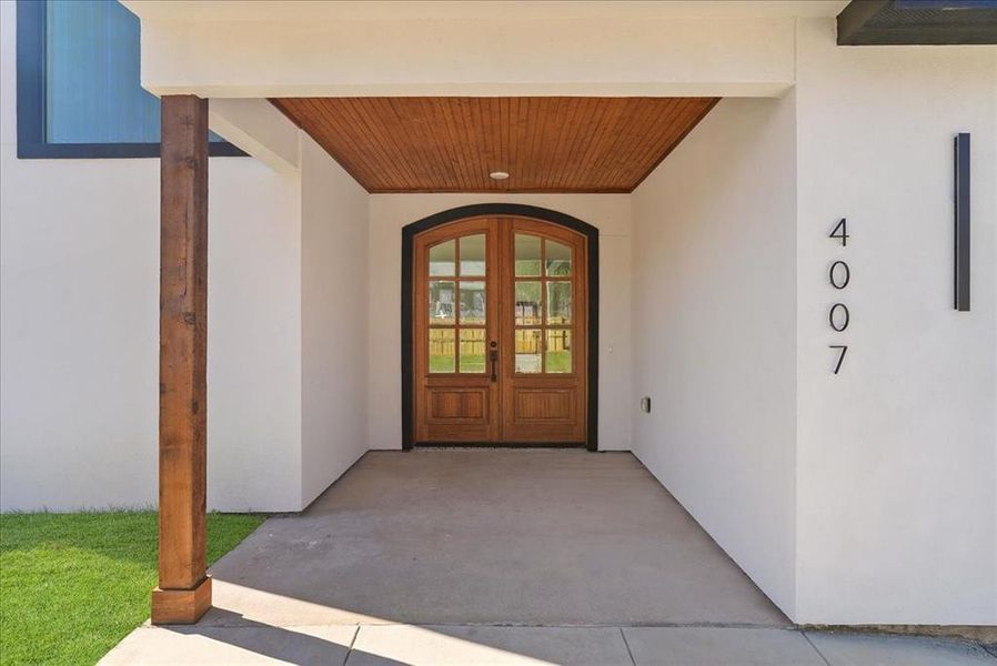 Exterior details and patio area of a home in , Dallas (Image 3). Exterior details and patio area of a home in , Dallas (Image 3).