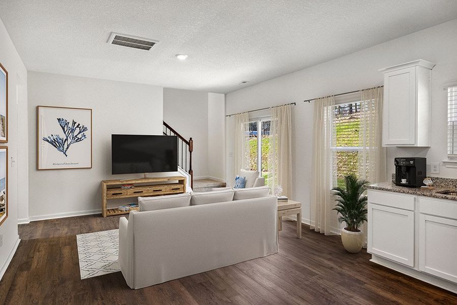 Representative furnished interior of a home built from the Bennet by D.R. Horton in Johnson Farms, Greeneville (Image 5).