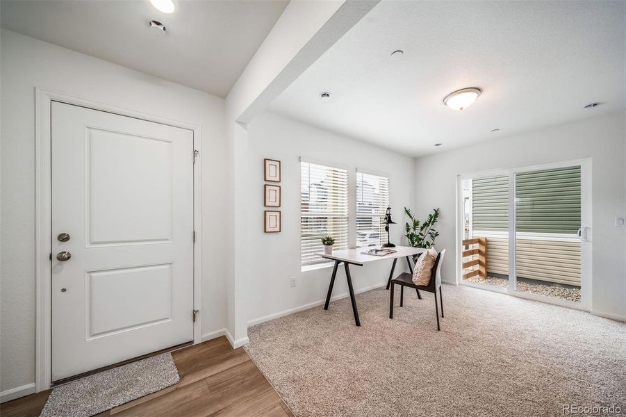 Furnished interior view inside a new home in Reunion, Commerce City (Image 27).