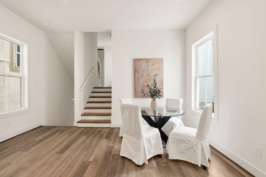 Furnished interior view inside a new home in , Houston (Image 25).