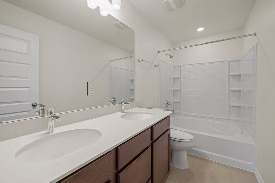 Furnished interior view inside a new home in Sonterra - Cool Water, Jarrell (Image 8).