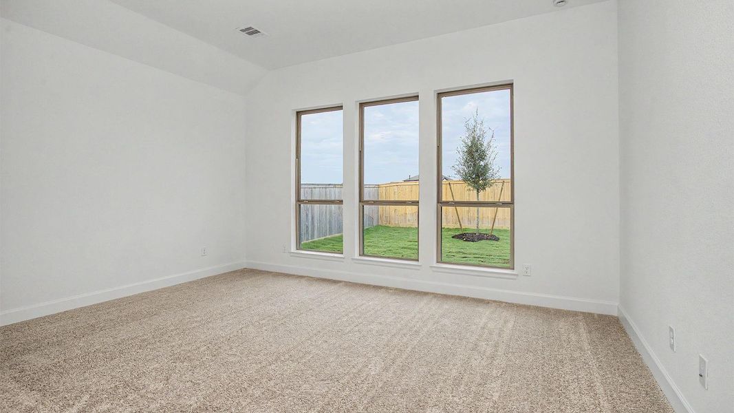 Spacious, unfurnished interior of a new home in Bridgeland, Cypress (Image 14).