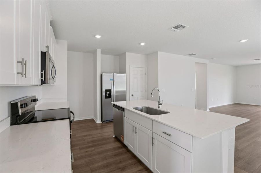 Furnished interior view inside a new home in Springs at Lake Alfred - Classic Series, Lake Alfred (Image 6).