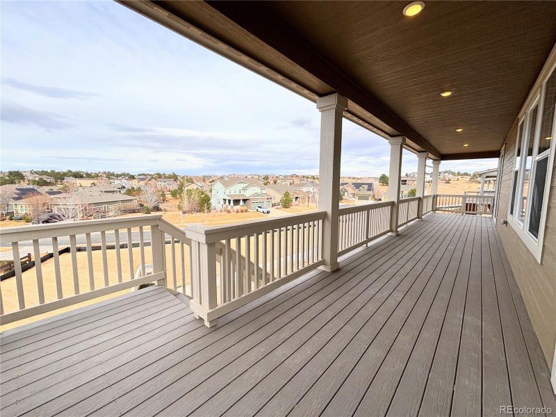 Exterior details and patio area of a home in Guilford Estates, Aurora (Image 2).