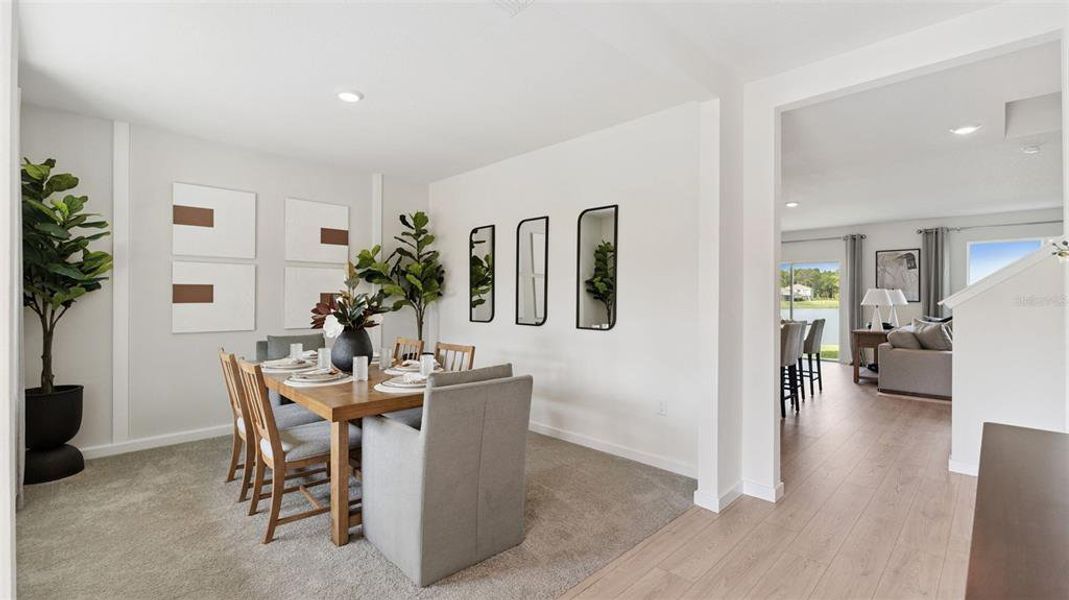 Furnished interior view inside a new home in , St. Cloud (Image 14).
